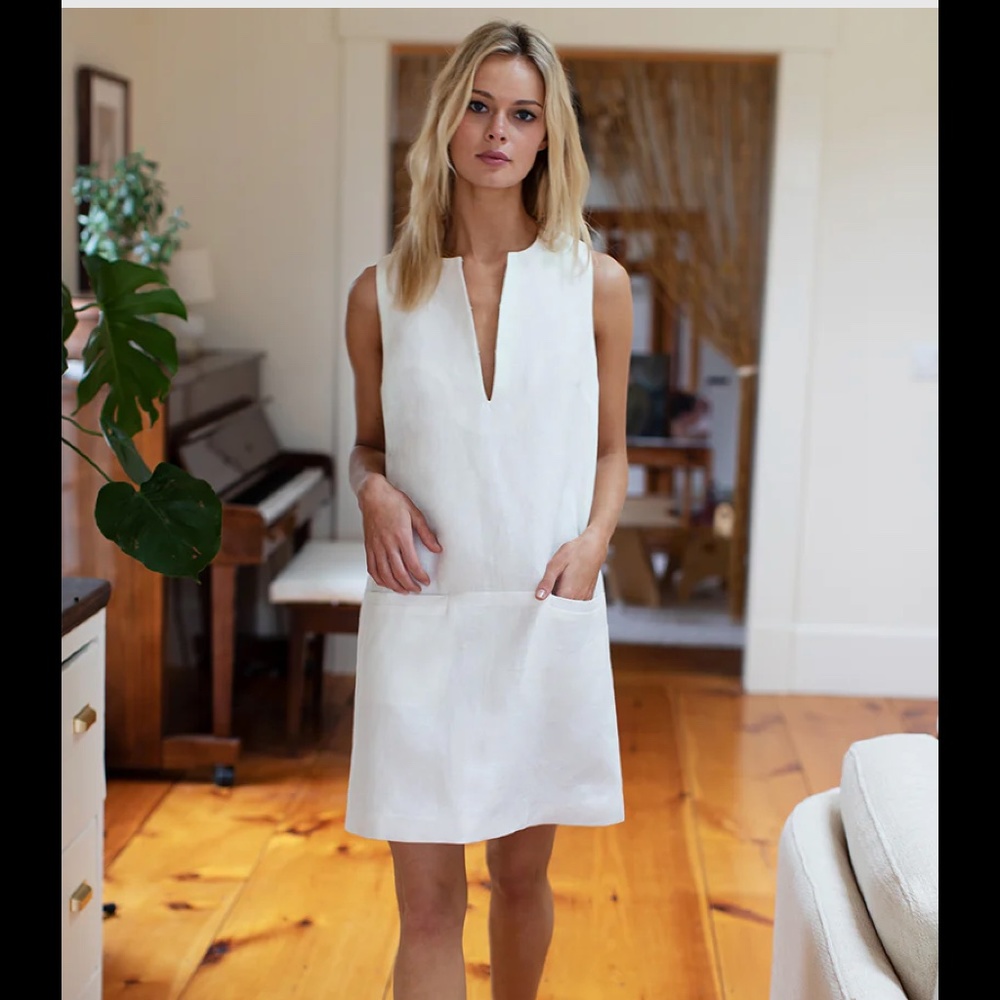 NWT Mod Shift 100% Linen Emerson Fry Dress